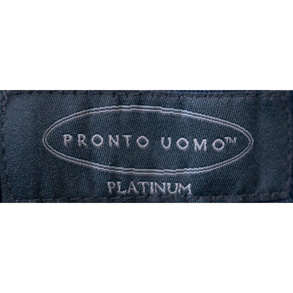 PRONTO UOMO Men Blazer 54L/S WOOL Blue Sport Coat Two Button Casual Jacket Plaid - Picture 10 of 13
